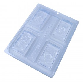 Форма за шоколадова отливка "Шоколадов Блок Роза"